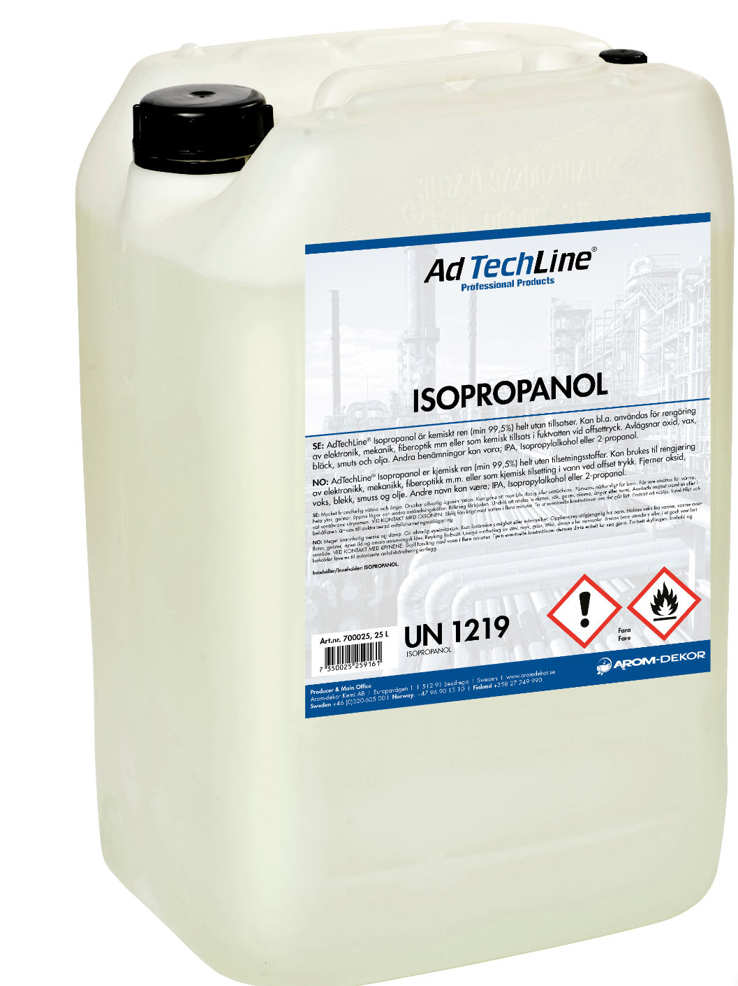 Product Image for AdTechLine Isopropanol 25L